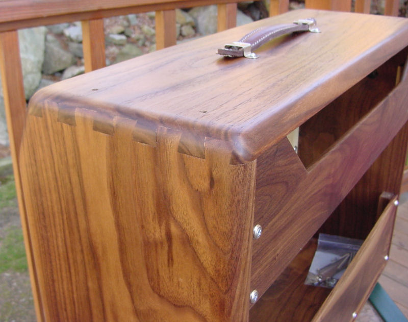 Fender®-style Cabinet in Black Walnut